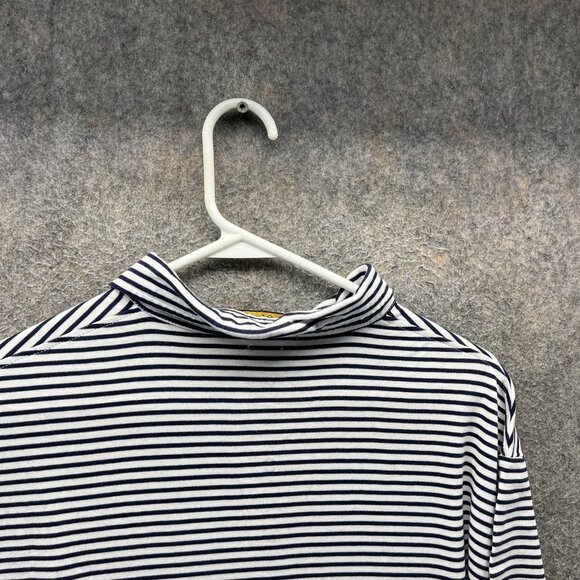 Polo Ralph Lauren Polo Shirt Mens XL Navy White Stripe Classic Fit Cotton Logo - Picture 3 of 12